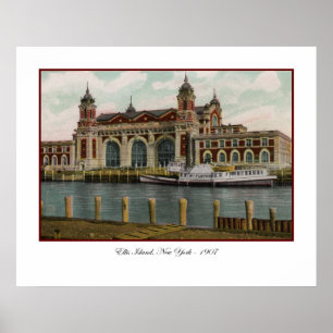 Ellis-Island-Plakat Poster