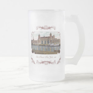 Ellis-Island-Victorian-Kaffeetasse Mattglas Bierglas