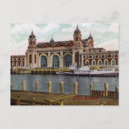 Ellis Island Vintag Postcard Postkarte