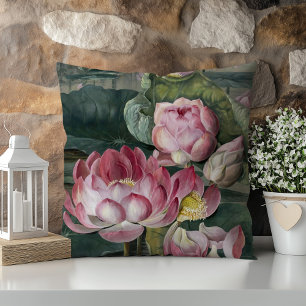 Ellis Rowan Sacred Lotus Water Lily Vintage Blume Kissen