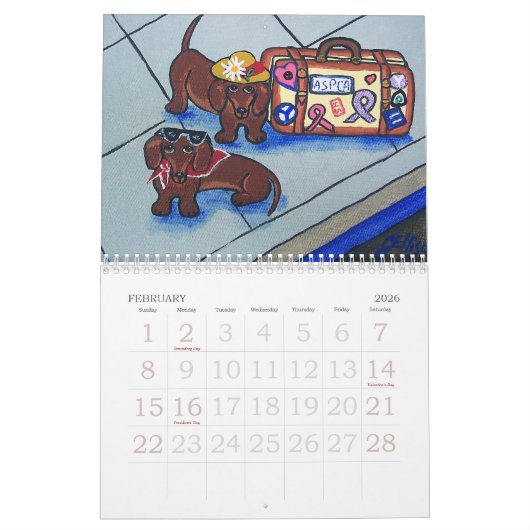 Ellison Art Calander 2024 Kalender (Feb 2026)