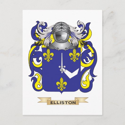 Elliston-Wappen Postkarte (Vorderseite)