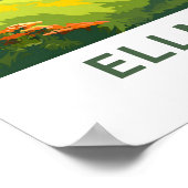 Ellmauer Austria Travel Print Poster (Ecke)