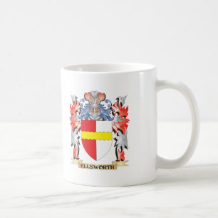 Ellsworth Wappen - Familienwappen Kaffeetasse