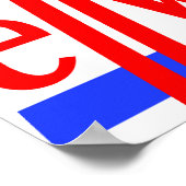 Ellwein Motors Vintage Logo-Garage-Poster Poster (Ecke)