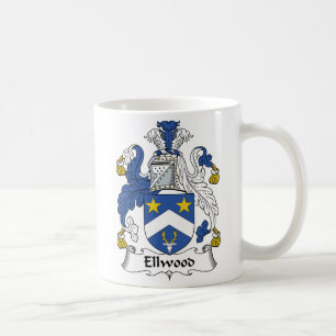 Ellwood Familienwappen Kaffeetasse