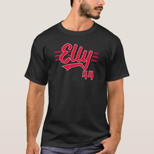 Elly De La Cruz - Cincinnati Script - Cincinnati B T-Shirt (Vorderseite)