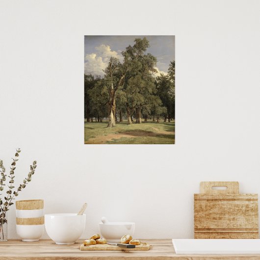 Elm-Bäume in Prater, 1831 Poster (Küche)