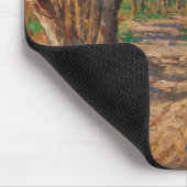 Elm gesäumte Promenade in Euxinograd Mousepad (Ecke)
