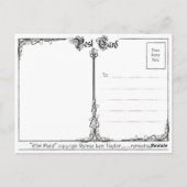 Elm Maid Postkarte (Rückseite)