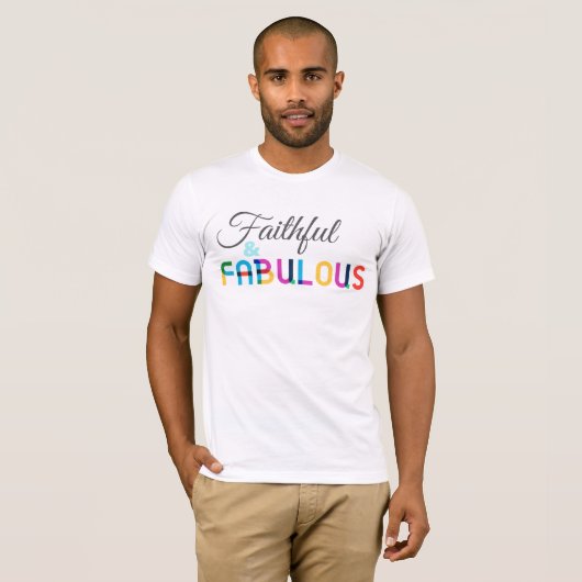 ELM Pride 2020 Faithful & Fabulous T - Shirt (Vorne ganz)