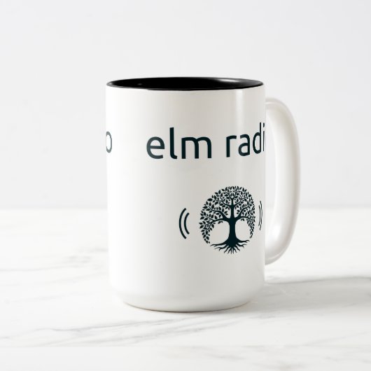 Elm Radio Tasse (VorderseiteRechts)