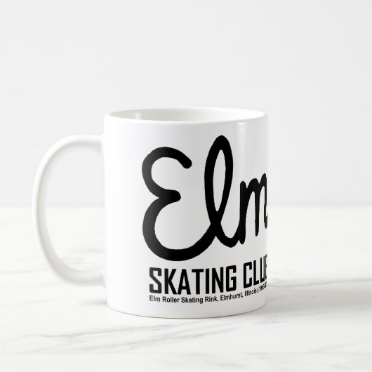 Elm Skaten Club, Elmhurst, Illinois Kaffeetasse (Links)