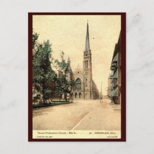 Elm St., Cincinnati Ohio Vintage Postkarte