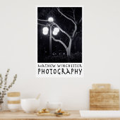 Elm und Lamppost Poster (Küche)