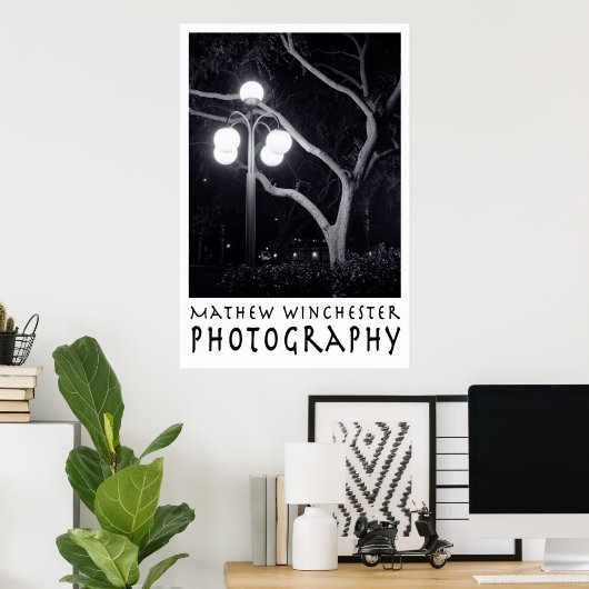 Elm und Lamppost Poster (Heimbüro)
