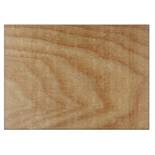 Elm Woodgrain Decorative Glass Chopping Board Schneidebrett