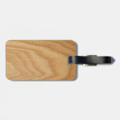 Elm Woodgrain Gepäckmarke Gepäckanhänger (Rückseite horizontal)