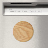 Elm Woodgrain Large Round Magnet (In Situ (Geschirrspüler))