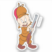 ELMER FUDD™ bereit für die Jagd Aufkleber (Vorderseite)