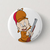 ELMER FUDD™ bereit für die Jagd Button (Vorderseite)