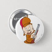 ELMER FUDD™ bereit für die Jagd Button (Vorne & Hinten)