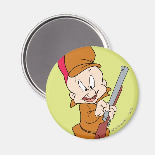 ELMER FUDD™ bereit für die Jagd Magnet (Vorderseite/Rückseite)