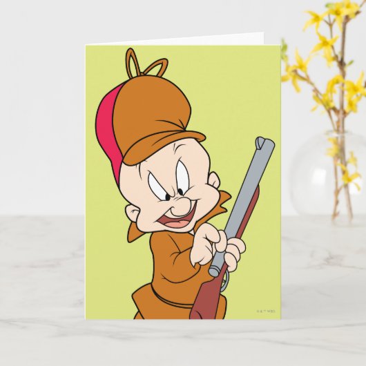 ELMER FUDD™ bereit zur Jagd Karte (Gelbe Blume)