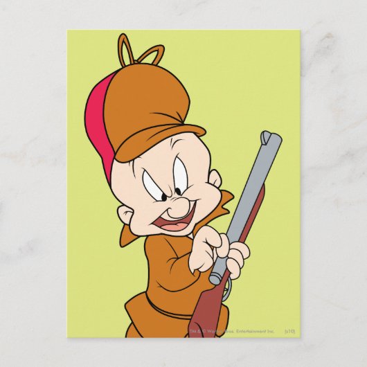 ELMER FUDD™ bereit zur Jagd Postkarte (Vorderseite)