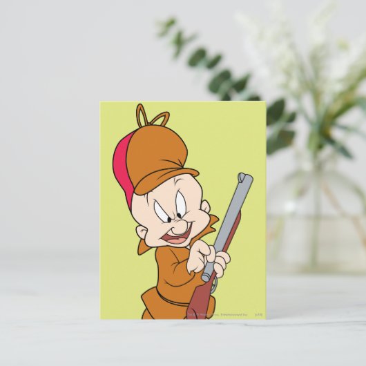 ELMER FUDD™ bereit zur Jagd Postkarte (Stehend Vorderseite)