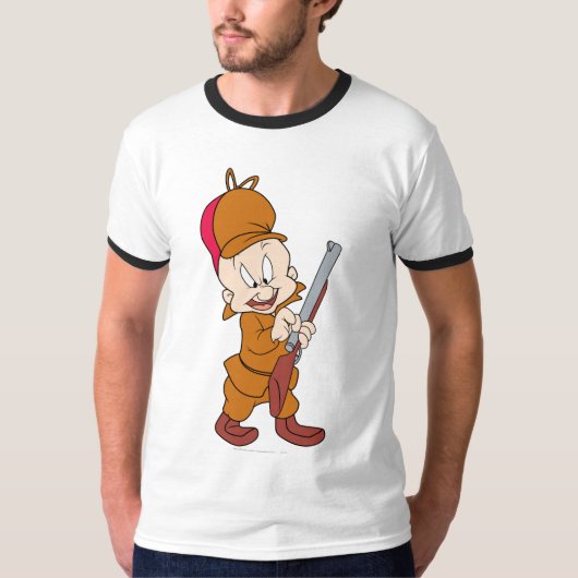 ELMER FUDD™ bereit zur Jagd T-Shirt (Vorderseite)