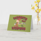 ELMER FUDD™ & BUGS BUNNY™ "Wabbits Not Waffen" Karte (Gelbe Blume)