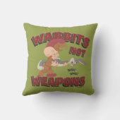 ELMER FUDD™ & BUGS BUNNY™ "Wabbits Not Waffen" Kissen (Rückseite)