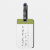 ELMER FUDD™ & BUGS BUNNY™ "Wabbits Not Weapons" Gepäckanhänger (Rückseite vertikal)