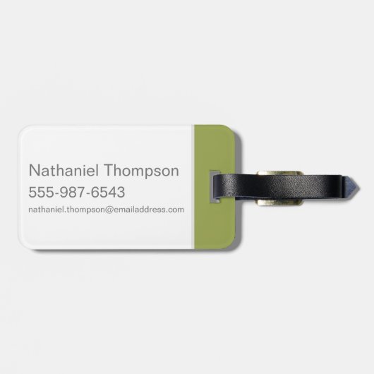 ELMER FUDD™ & BUGS BUNNY™ "Wabbits Not Weapons" Gepäckanhänger (Rückseite horizontal)