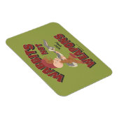 ELMER FUDD™ & BUGS BUNNY™ "Wabbits Not Weapons" Magnet (Rechte Seite)