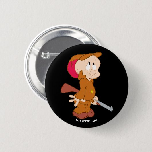 ELMER FUDD™ | Erschütterte Pose Button (Vorne & Hinten)