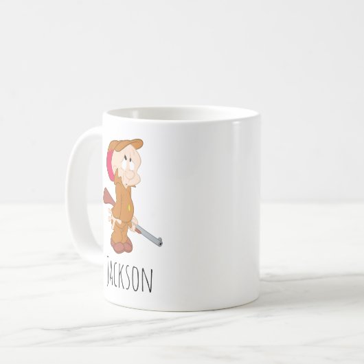ELMER FUDD™ | Erschütterte Pose Kaffeetasse (Vorderseite Links)