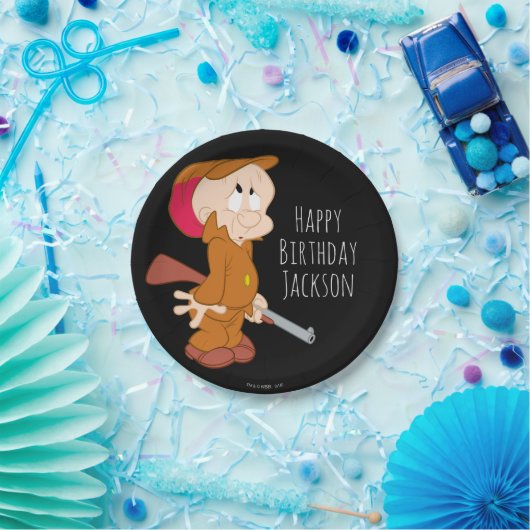 ELMER FUDD™ | Erschütterte Pose Pappteller (Party)