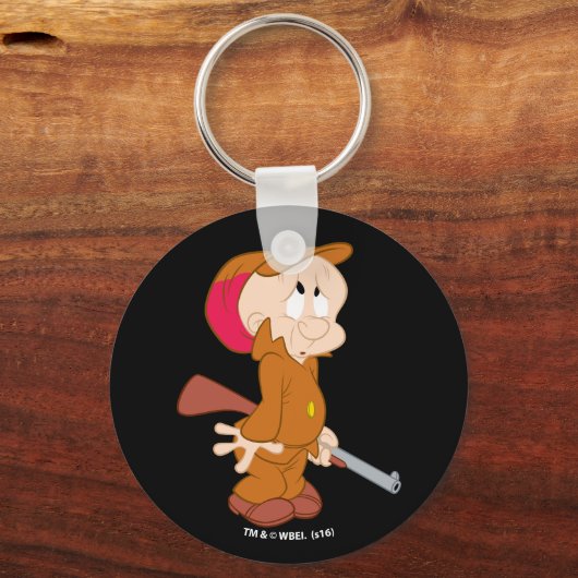 ELMER FUDD™ | Erschütterte Pose Schlüsselanhänger (Vorderseite)