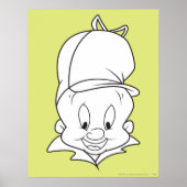 ELMER FUDD™ Head Shot Poster (Vorne)