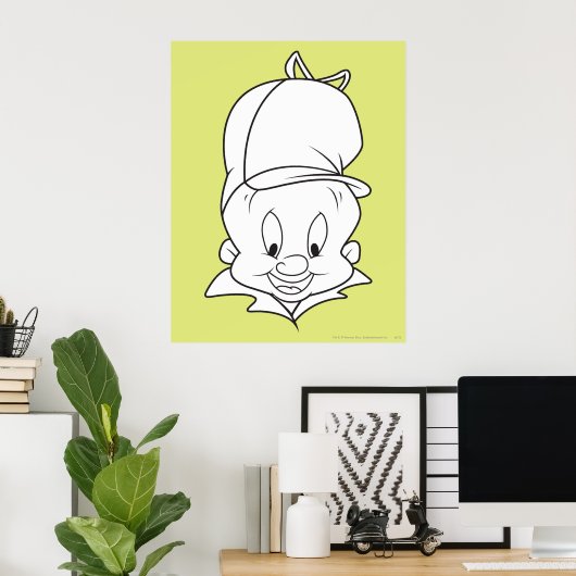 ELMER FUDD™ Head Shot Poster (Heimbüro)