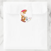 ELMER FUDD™'s Gun Failure Runder Aufkleber (Tasche)