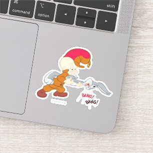 ELMER FUDD™ und BUGS BUNNY™ Aufkleber