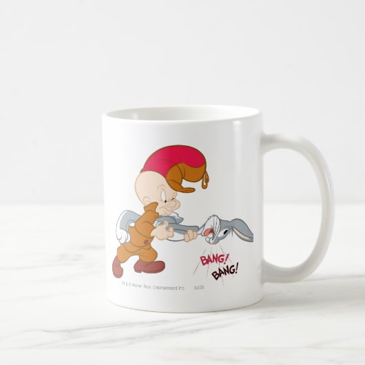 ELMER FUDD™ und BUGS BUNNY™ Kaffeetasse (Rechts)