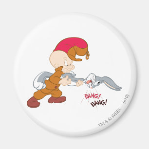 ELMER FUDD™ und BUGS BUNNY™ Magnet