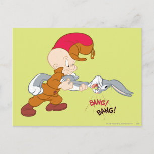 ELMER FUDD™ und BUGS BUNNY™ Postkarte