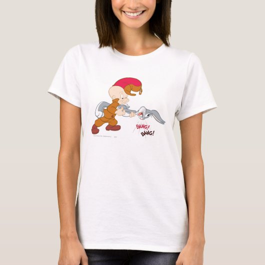 ELMER FUDD™ und BUGS BUNNY™ T-Shirt (Vorderseite)