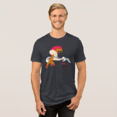 ELMER FUDD™ und BUGS BUNNY™ Tri-Blend Shirt (Vorderseite voll)