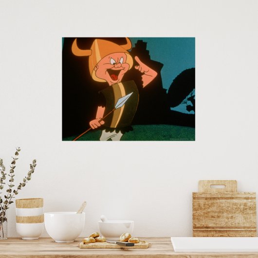ELMER FUDD™ Viking Poster (Küche)
